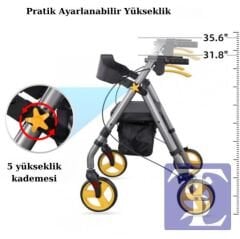 Poylin P581 Ekonomik Rollatör