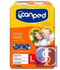 Canped Emici Külot Büyük Boy L Beden 30'lu Yetişkin Hasta Bezi