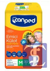 Canped Emici Külot Büyük Boy M Beden 30'lu Yetişkin Hasta Bezi