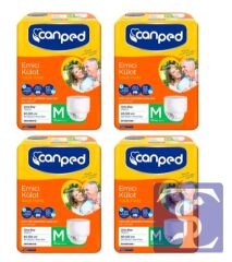 Canped Emici Külot Hasta Bezi 120 Adet Medium (4pk*30)