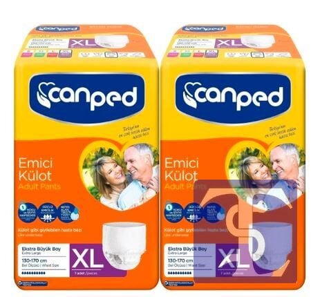 Canped Emici Külot Hasta Bezi  60 Adet Xlarge (2PK*30)